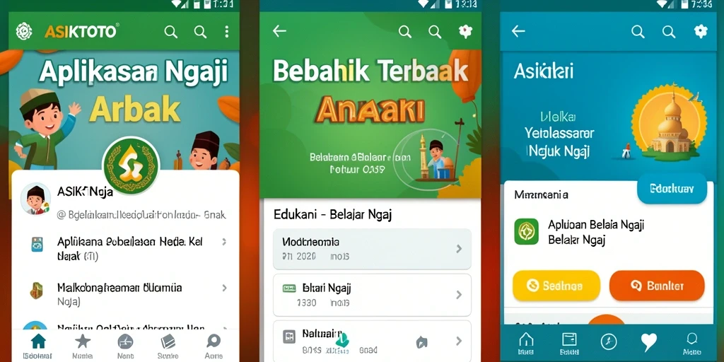 Antarmuka aplikasi ASIKTOTO yang menarik dan interaktif.