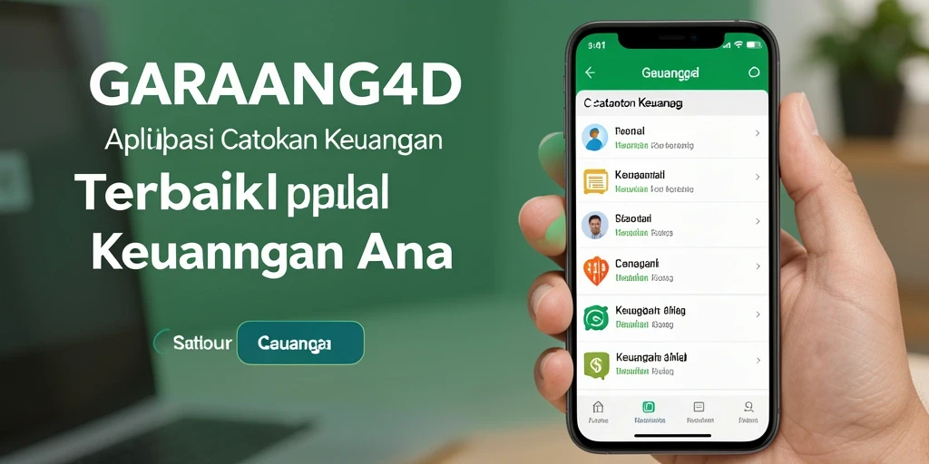 Tampilan antarmuka aplikasi GARANG4D untuk catatan keuangan.