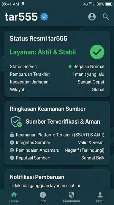 Kanal Resmi Tar555 untuk Pengguna Android di Indonesia